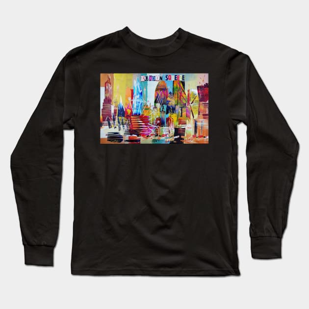 London Squeeze 159 Long Sleeve T-Shirt by artsale